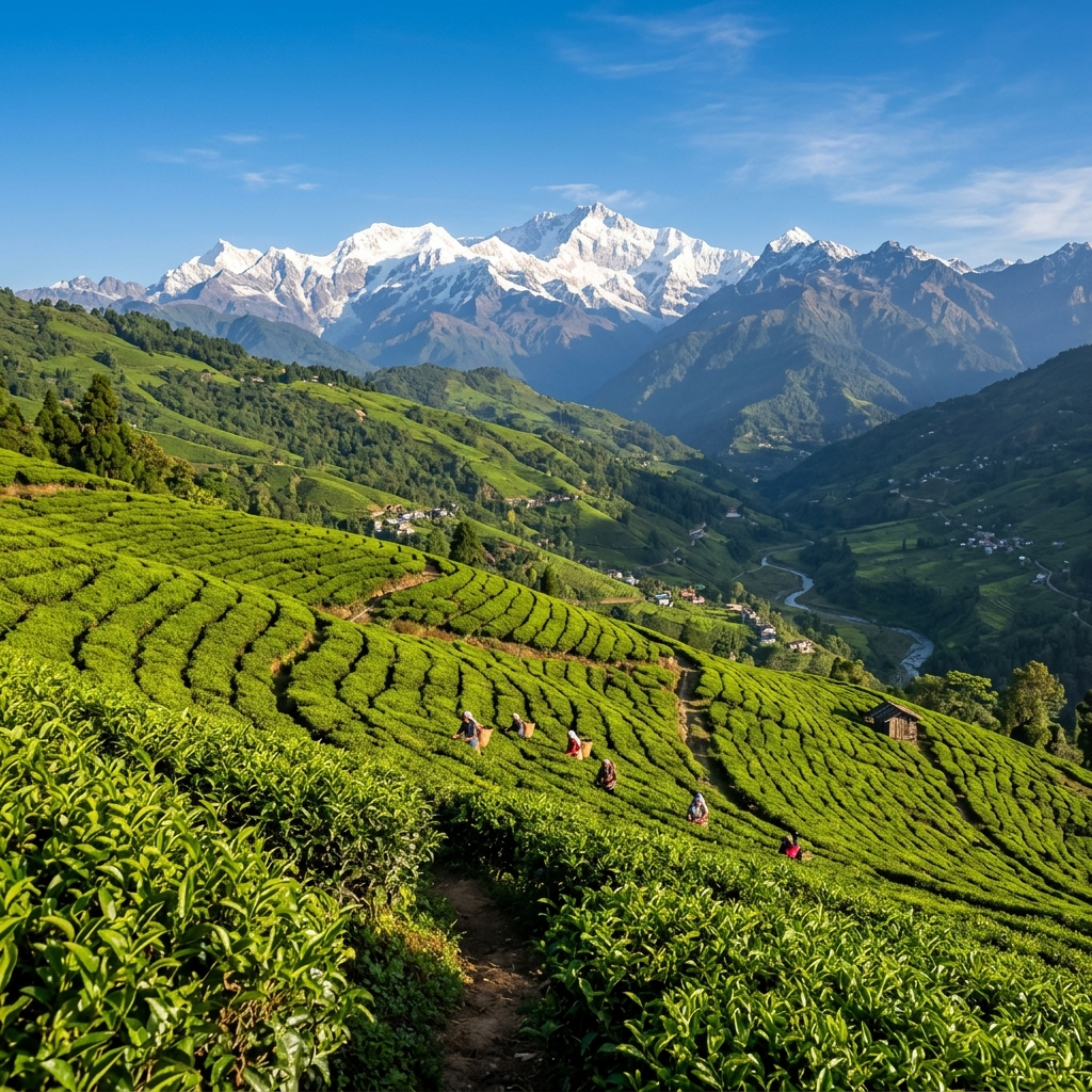 Beautiful Tea Garden